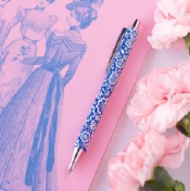 Stylo métal bleu Kujawaki