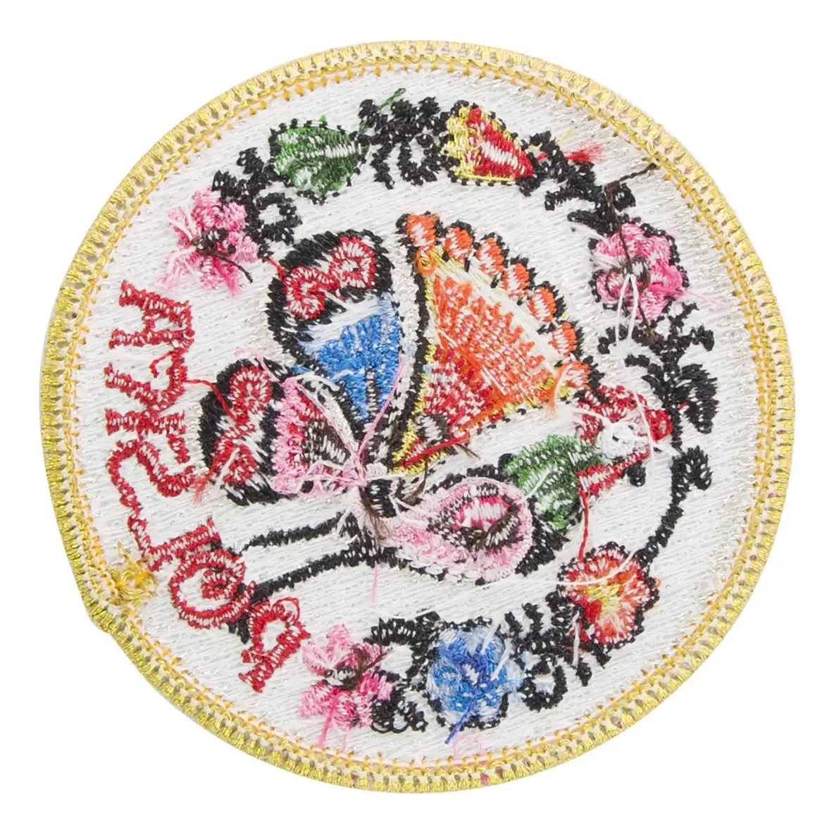 Patch folklorique artisanal : une touche de folklore polonais sur vos vêtements.