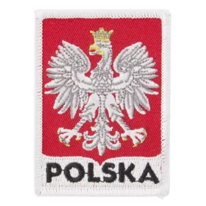 Patch emblème Pologne brodé : un symbole de fierté et d'attachement