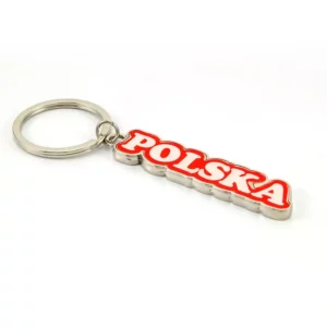 Porte-clé POLSKA coloré : un accessoire joyeux pour afficher votre fierté polonaise.