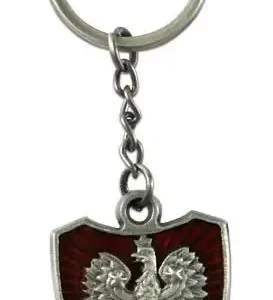 Porte-clé aigle sur bouclier polonais : un symbole de fierté nationale et de force