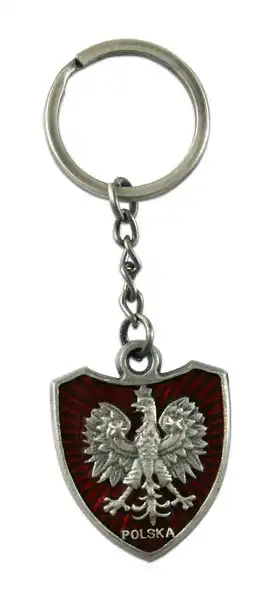 Porte-clé aigle sur bouclier polonais : un symbole de fierté nationale et de force