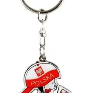 Porte-clé fille POLSKA : un accessoire mignon pour afficher la fierté polonaise