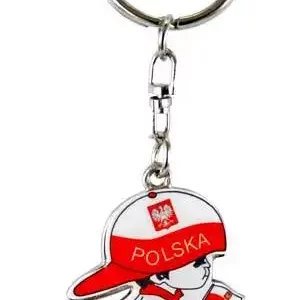Porte-clé garçon POLSKA : un accessoire cool pour afficher la fierté polonaise.