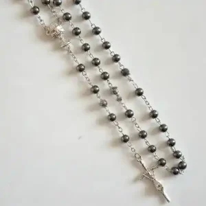Chapelet de communion en hématite