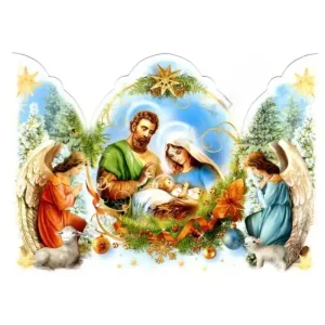 Tryptique de crèche